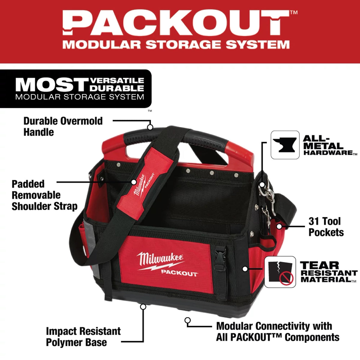15" PACKOUT™ Tote