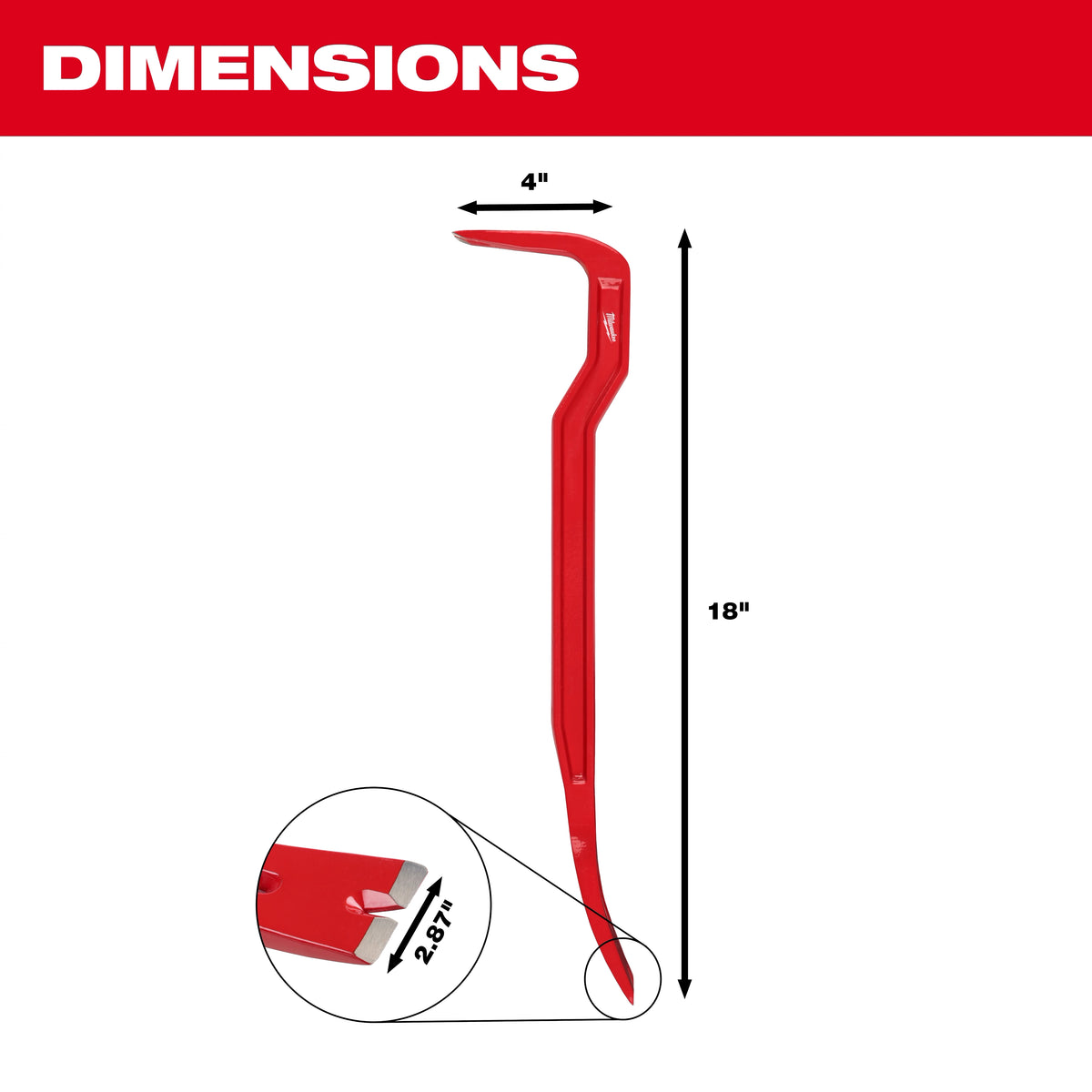 18" Wrecking Bar