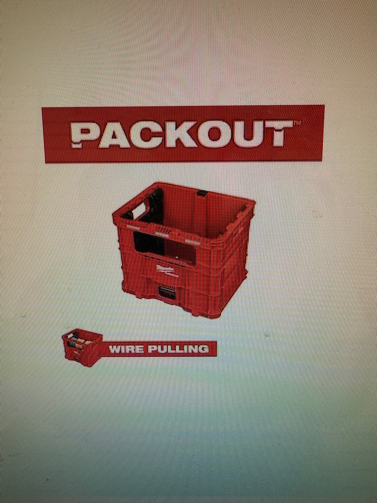 PACKOUT Wire Pulling XL Crate