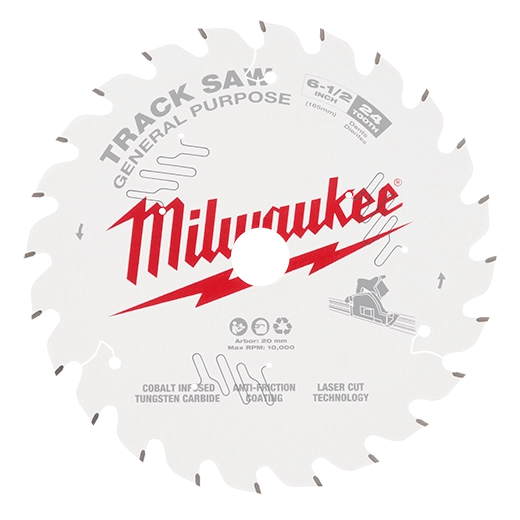 Milwaukee® 6-1/2" 24T General Purpose Track Saw Blade