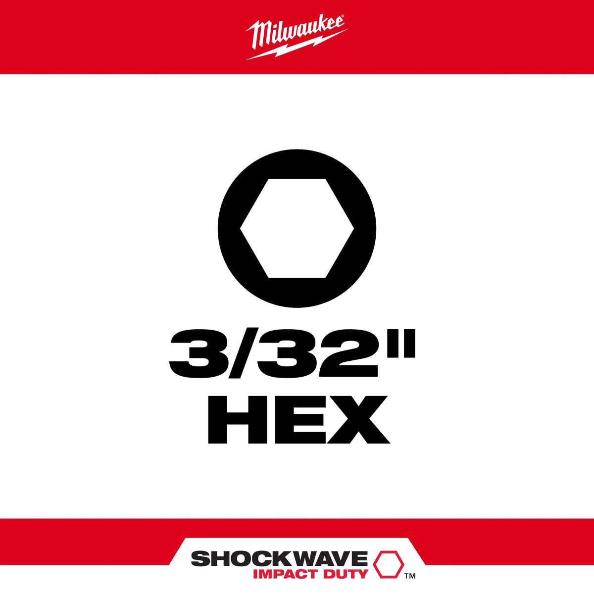 1" INSERT BIT HEX 3/32" BULK 25