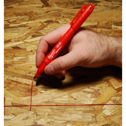 INKZALL™ Red Fine Point Marker