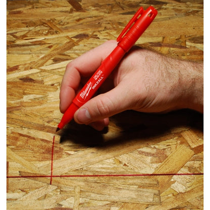 INKZALL™ Red Fine Point Marker