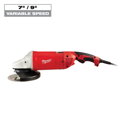 15 Amp 7"/9" Large Angle Grinder w/ Lock-on