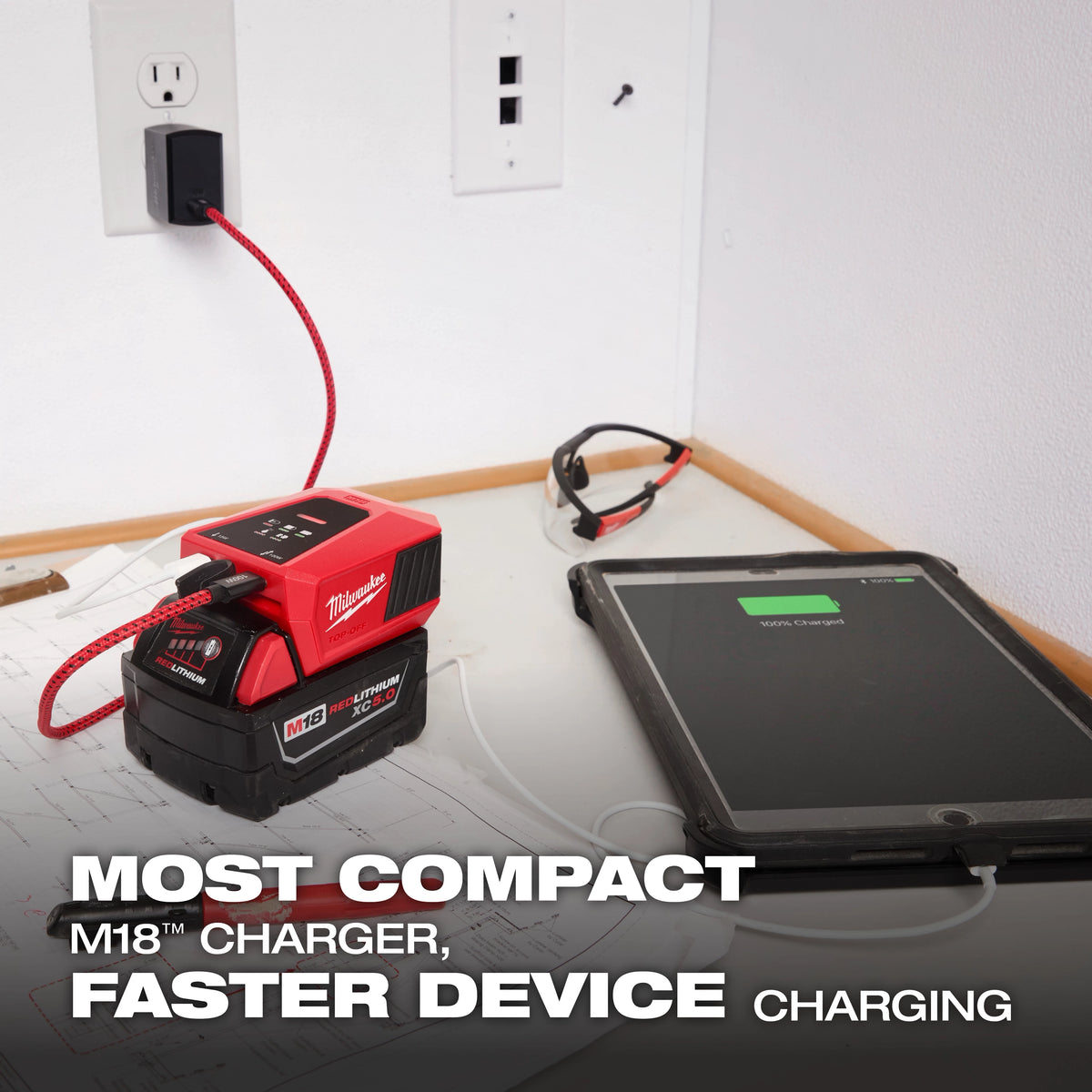 M18™ TOP-OFF™ Charger & Power Supply