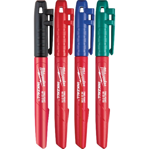 4PK INKZALL™ Color Fine Point Marker