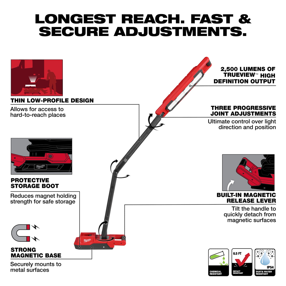 M18™ Magnetic Extendable Boom Light