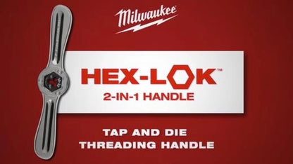 38PC Metric Tap & Die PACKOUT™ Set w/ HEX-LOK™ 2-in-1 Handle