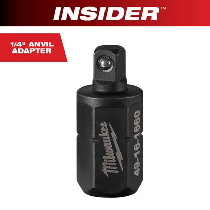 1/4" DRIVE INSIDER BOX RATCHET ANVIL ADAPTER