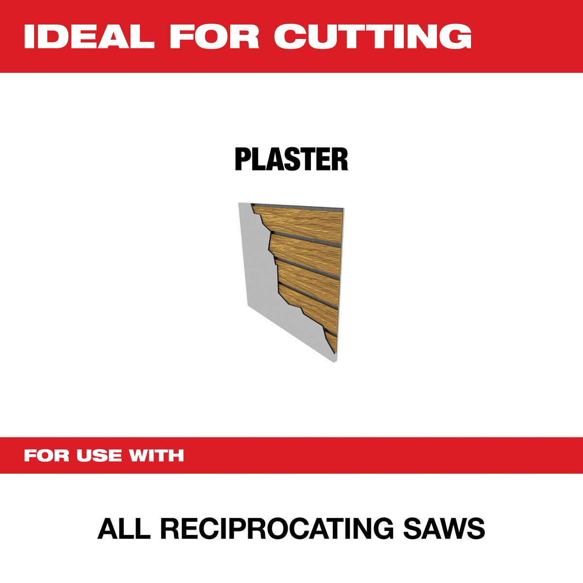 5" 6 TPI SAWZALL® Blade for Plaster (5 PK)