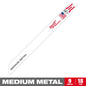 9" 18 TPI SAWZALL® Blade for Medium Metal Bulk 100