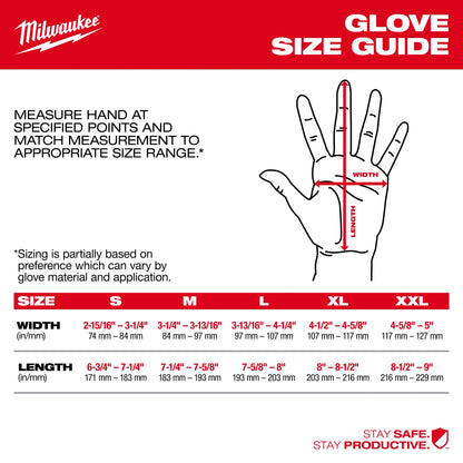 Lightweight Work Glove With Flexible Cuff