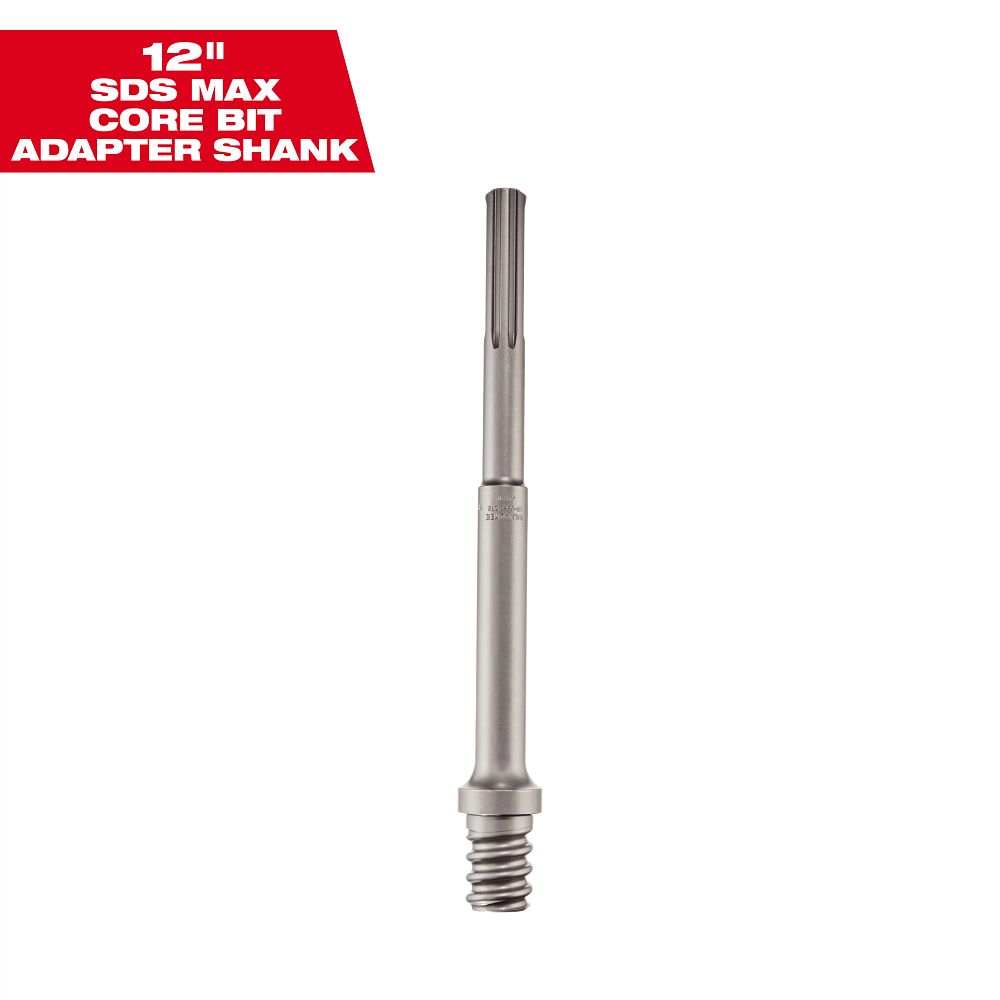 SDS Max Thick Wall Core Bit 12" Adapter Shank