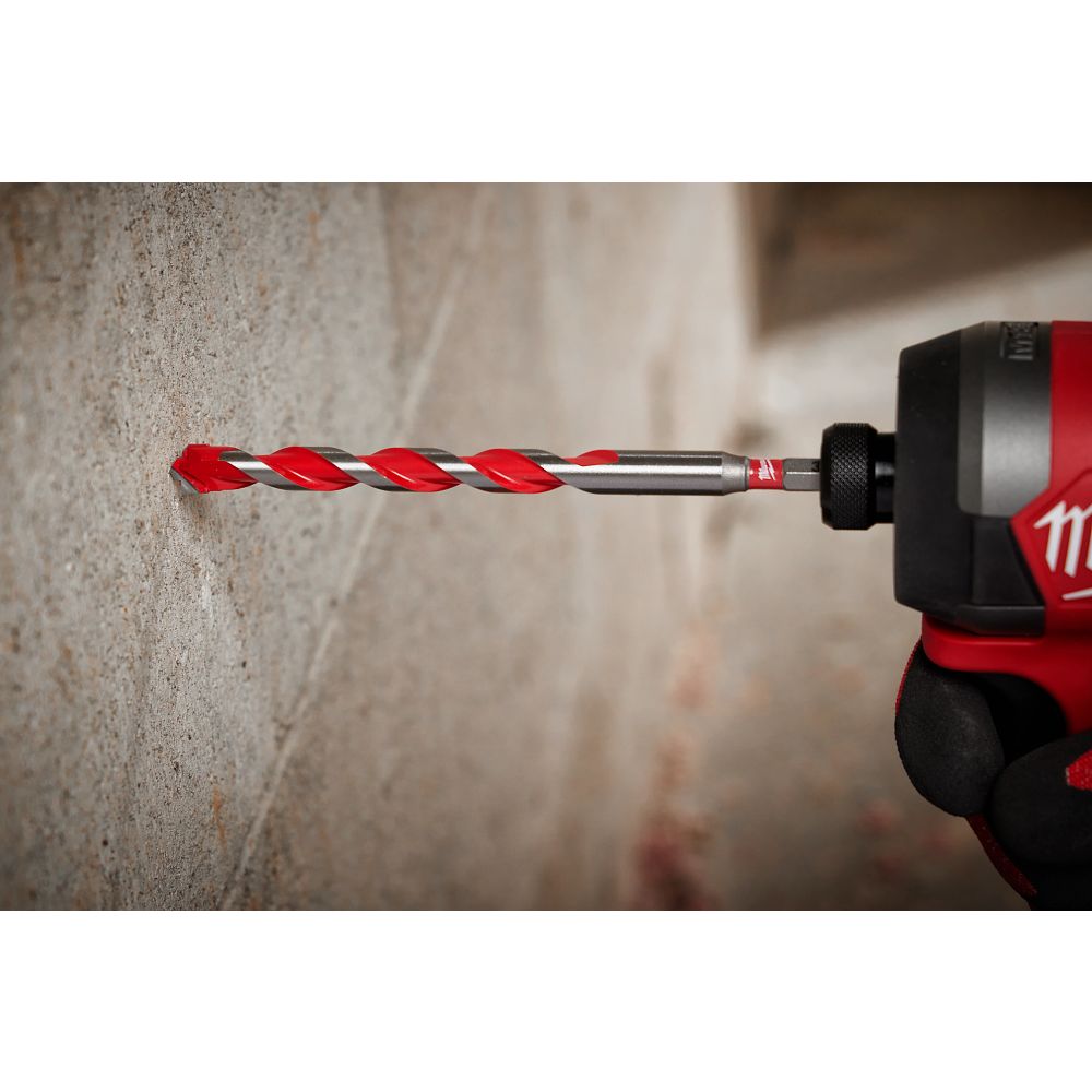 3/8" x 10" x 12" SHOCKWAVE™ Impact Duty Carbide Hammer Drill Bit with POWER TIP™