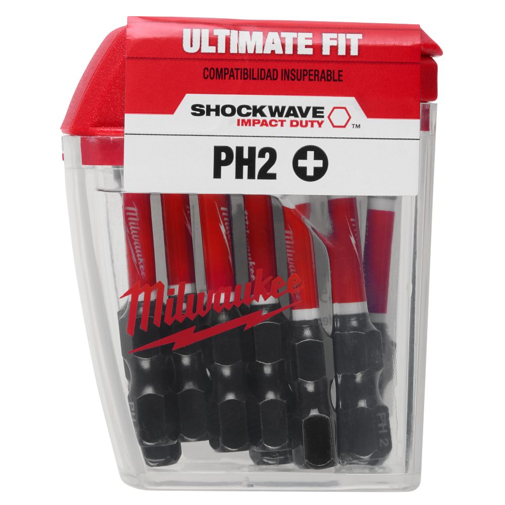 (5) 15PK 2IN PWR BIT PH2 TICTAC