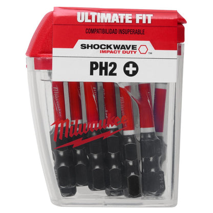 (5) 15PK 2IN PWR BIT PH2 TICTAC