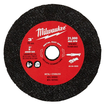 3" Metal Cut Off Wheel 3PK