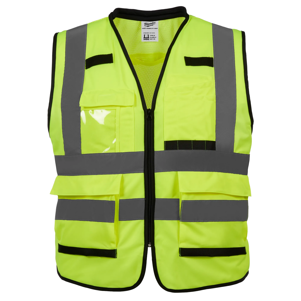 Class 2 High Visibility Yellow Performance Safety Vest - L/XL