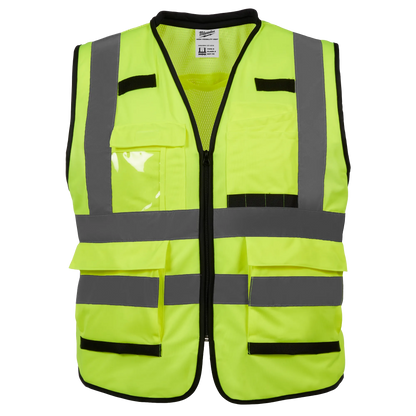 Class 2 High Visibility Yellow Performance Safety Vest - L/XL