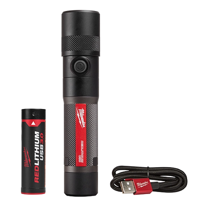 REDLITHIUM™ USB 1100L Twist Focus Flashlight