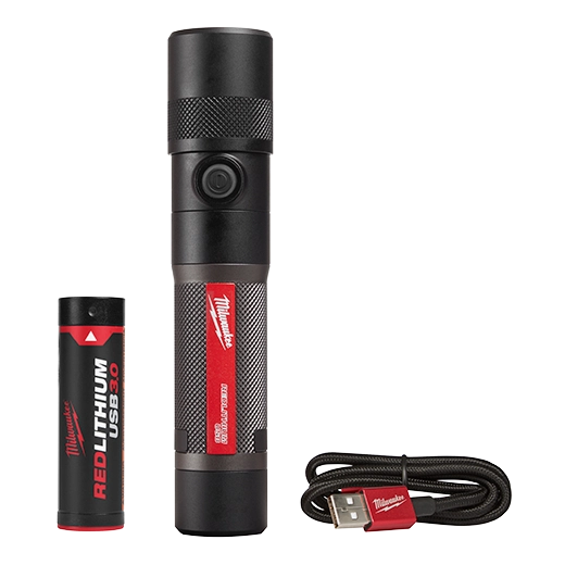 REDLITHIUM™ USB 1100L Twist Focus Flashlight