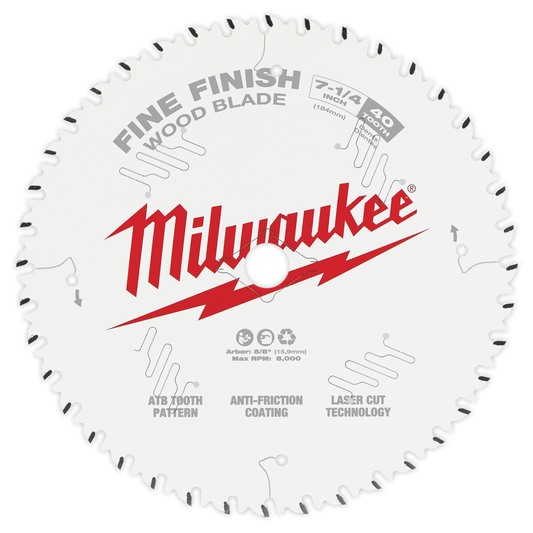 12" 80T Fine Finish Circular Saw Blade