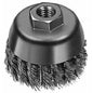 3" Knot Wire Cup Brush - Carbon Steel