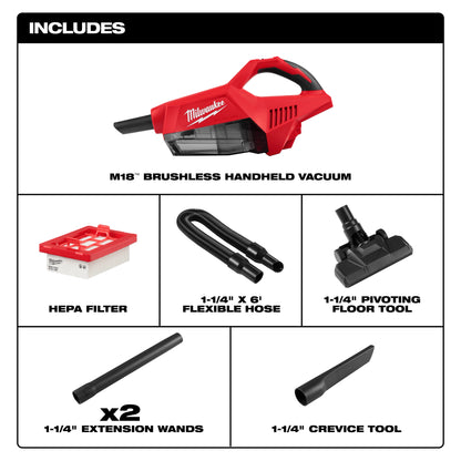 M18™ Brushless Handheld Vacuum