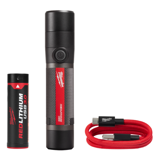 USB Rechargeable 800L Compact Flashlight