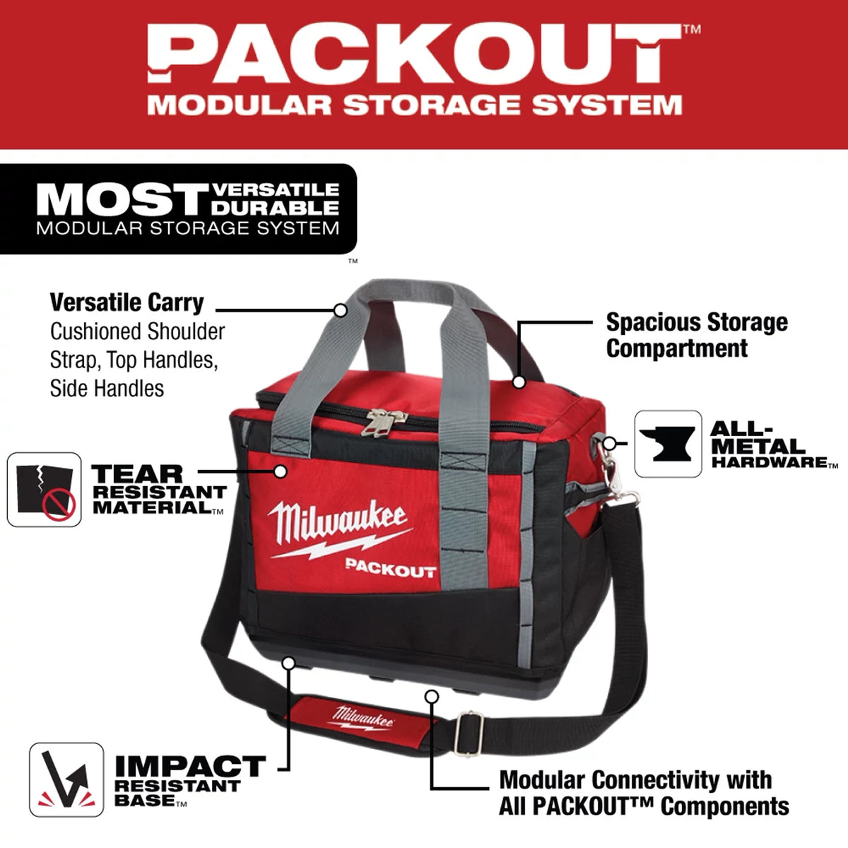 15" PACKOUT™ Tool Bag