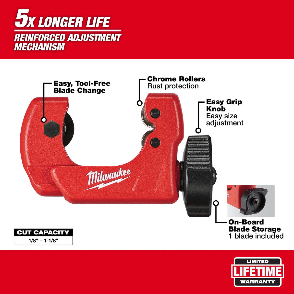 1" Mini Copper Tubing Cutter