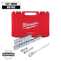 28 pc 1/2" Drive Metric Ratchet and Socket Set with FOUR FLAT™ Sides