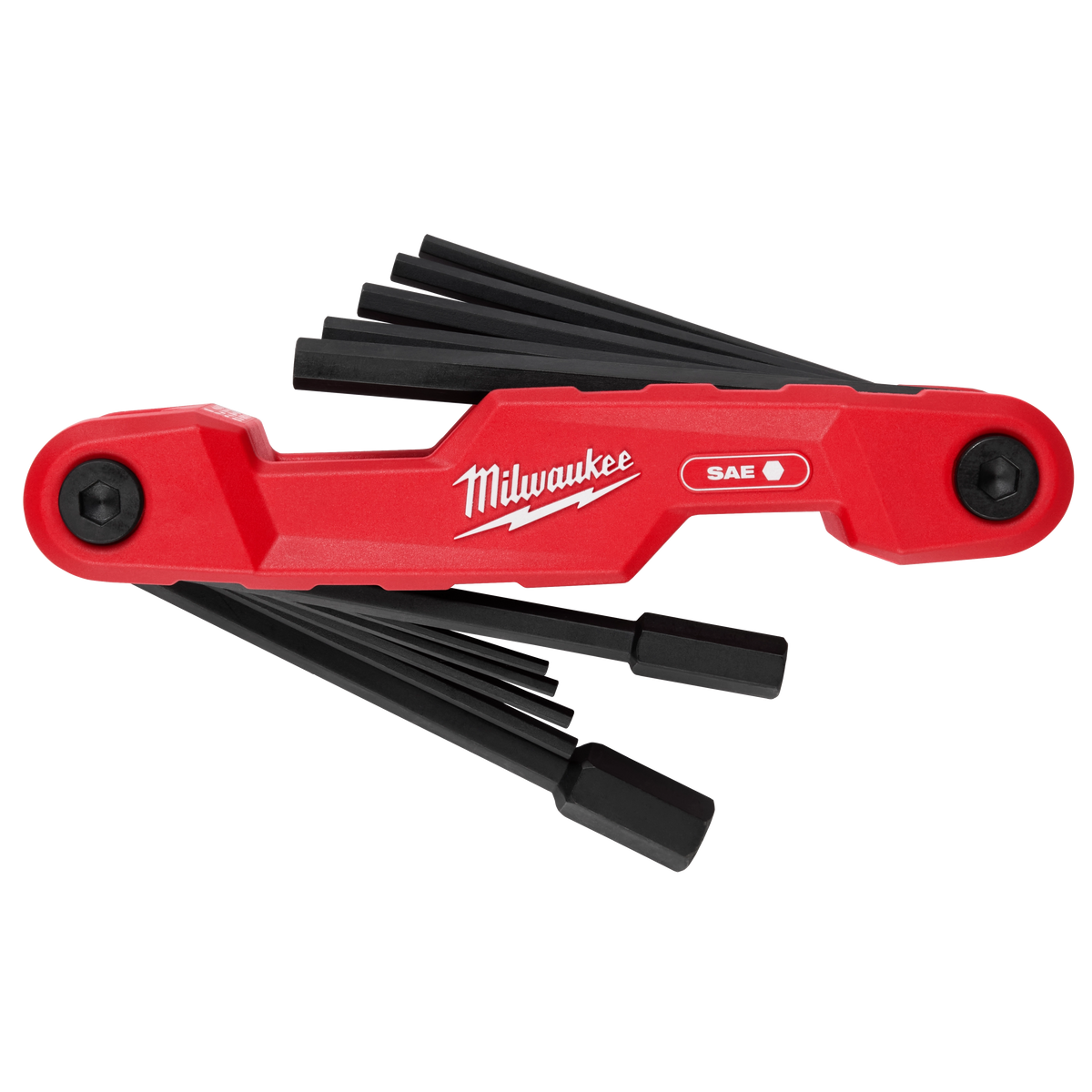 11-Key Electrician's Folding Hex Key Set - SAE