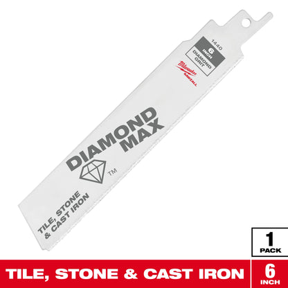 6" Diamond Max™ Diamond Grit SAWZALL® Blade