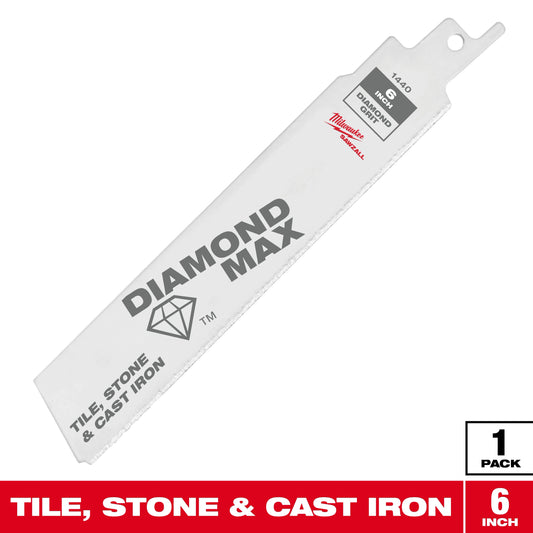6" Diamond Max™ Diamond Grit SAWZALL® Blade