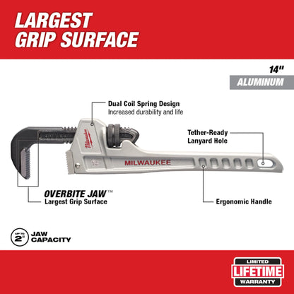 14” Aluminum Pipe Wrench