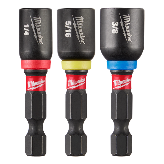 3PC SHOCKWAVE™ Impact Duty 1-7/8" Magnetic Nut Driver Set
