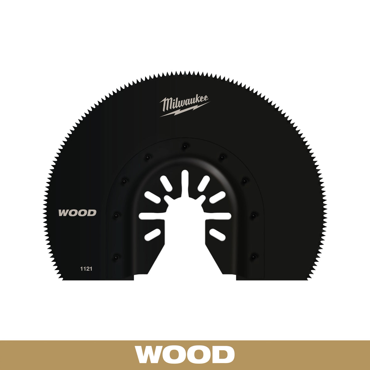 3-1/2” Segmented High Carbon Steel Wood Universal Fit Oscillating Multi-Tool Blade (1 PK)