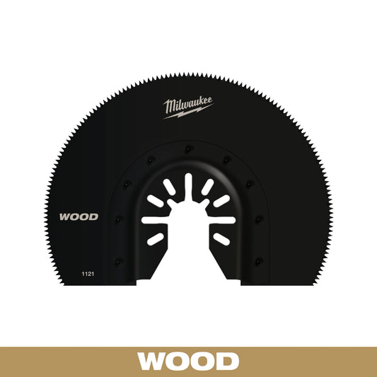 3-1/2” Segmented High Carbon Steel Wood Universal Fit Oscillating Multi-Tool Blade (1 PK)