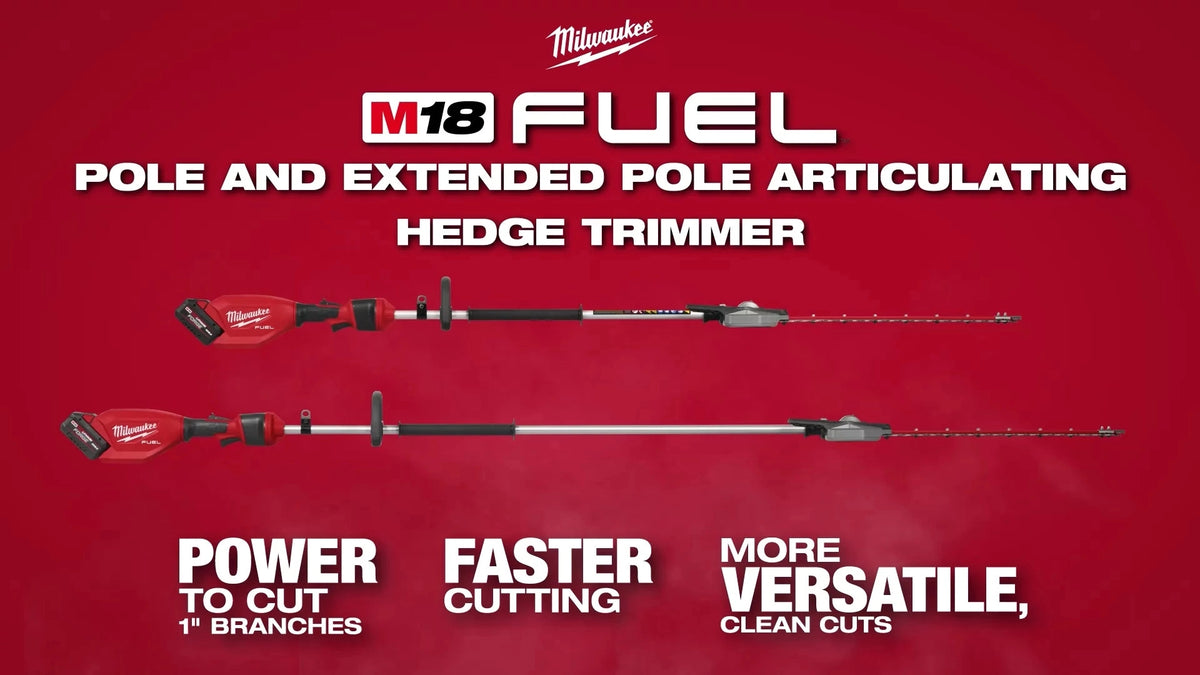 M18 FUEL™ Pole Articulating Hedge Trimmer Kit