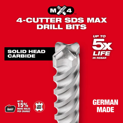 SDS Max 4CT MX4™ 1/2" X 8" X 13"