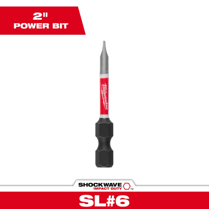 SHOCKWAVE™ Impact Duty 2"Slotted 1/8" Power Bit