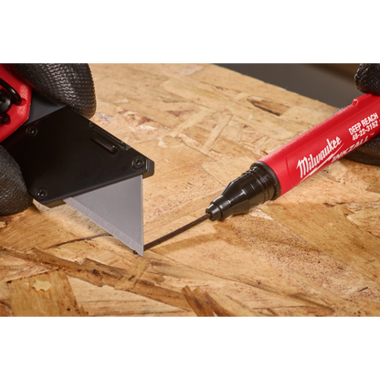 INKZALL™ 2IN1 Deep Reach Ultra Fine Point Black Jobsite Marker