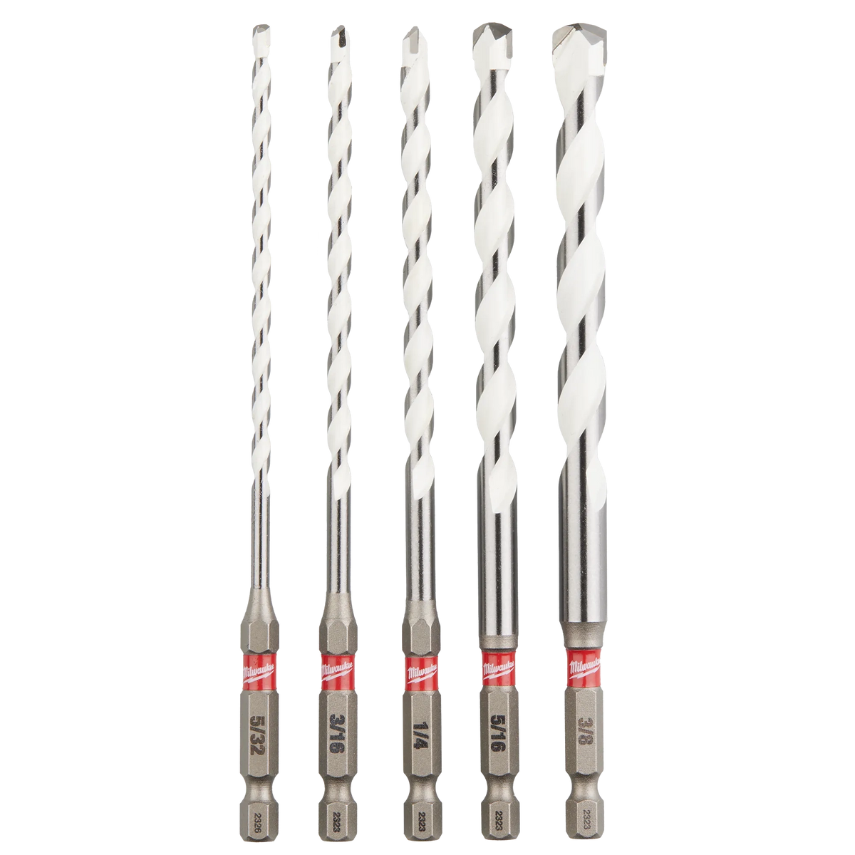 5 PC SHOCKWAVE™ Impact Duty Carbide Multi-Material Drill Bit Set