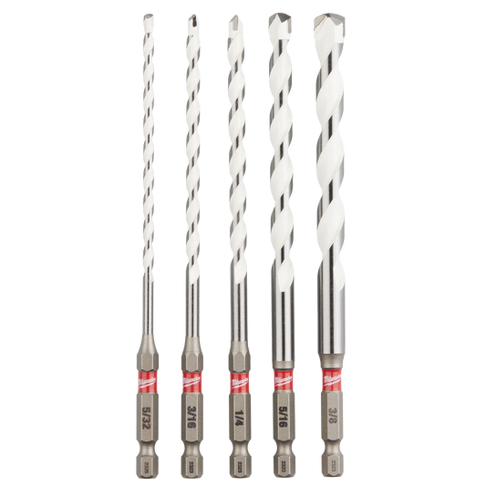 5 PC SHOCKWAVE™ Impact Duty Carbide Multi-Material Drill Bit Set