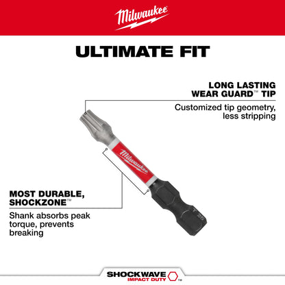 SHOCKWAVE™ Impact TORX® T15 Insert Bits (2 PK)