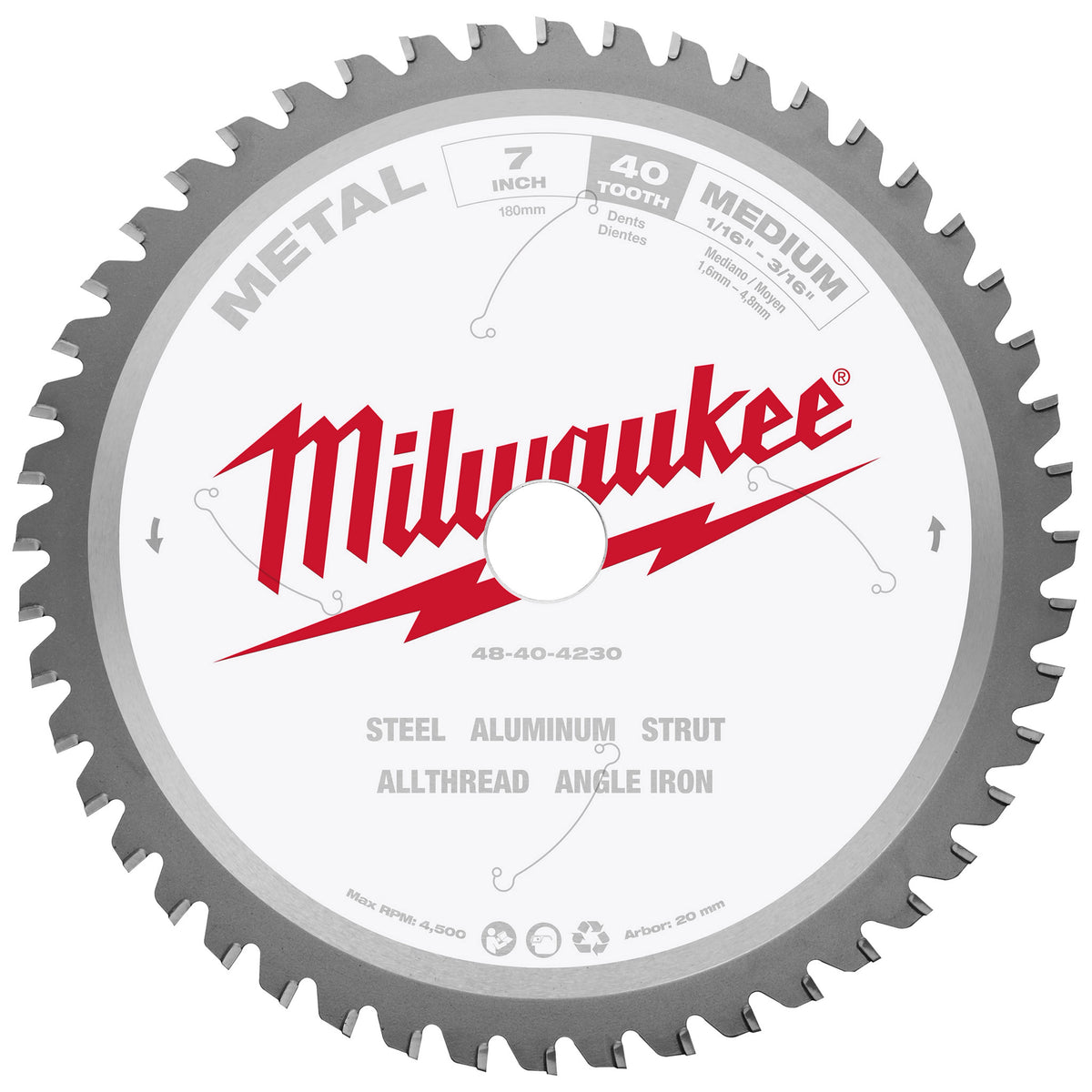 6-1/2" Metal Cutting Circular Saw Blade