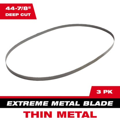 Extreme Thin Metal Deep Cut Band Saw Blade 3PK