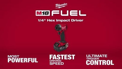 M18 FUEL™ 1/4" Hex Impact Driver Kit
