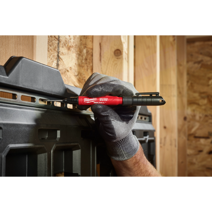 INKZALL™ 2IN1 Deep Reach Ultra Fine Point Black Jobsite Marker